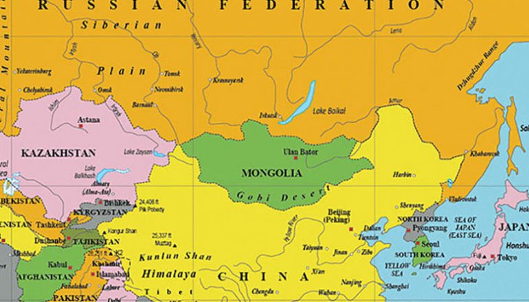 carte mongolie